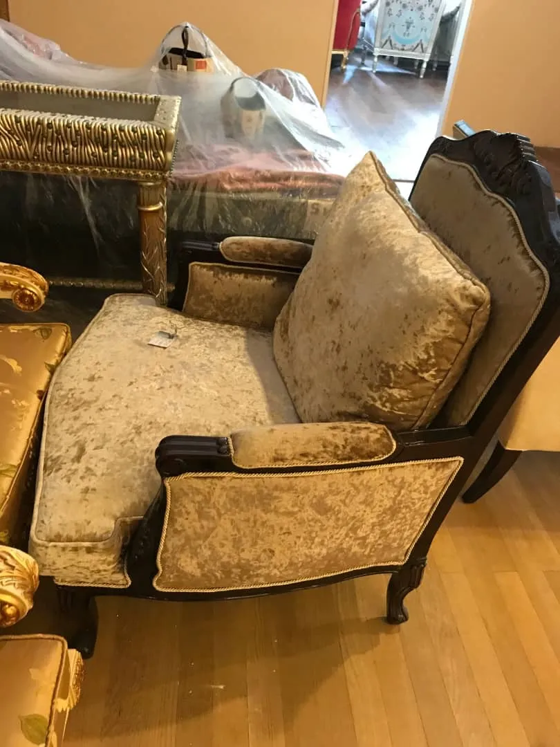 Luxury Maharaja Sofa Set in Teak Wood